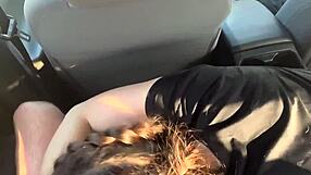 18 year old tinder date gives sloppy throat in car