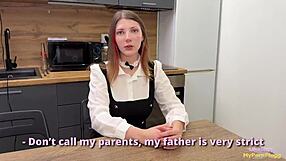 horny girls get fucked by teachers for good grades in roleplay
