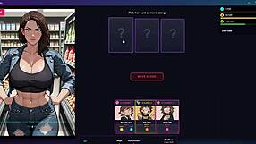 risky stream hentai game ep 2 anal riding giant dildo