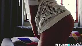 petite brunette sofi ka and curvy latina erika de leija enjoy solo softcore