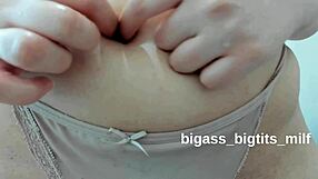spit on belly button and finger it slowly
