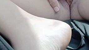 fingering sexy curlisita in the car tight pussy pov