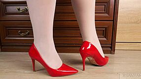 i agreed to show my feet in high heels but got fucked hard xsanyany