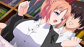 Hentai girl fucked deeply in library