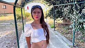 Naughty french teen already loves it all