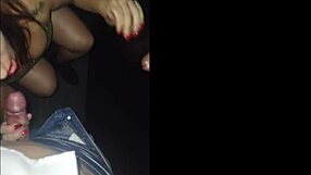 Married slut at gloryhole with strangers