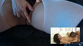edging and ruining my own orgasm while reacting to trans daisy taylor