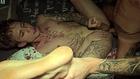 watch these twinks take cum and anal