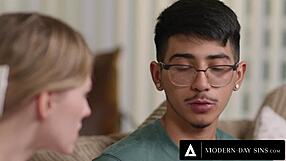 modern day sins hormonal teen 18s lose their virginity and ends with hot facial after sex