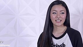 Meet rae lil black backstage in doggystyle masturbation scene