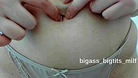 spit on belly button and finger it slowly