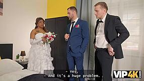 vip4k bride has wedding fun with bestie