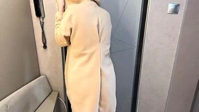 Called a whore - stepsister arrived - cum on tits - russian amateur with conversation and english subtitles