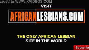 Naughty African Lesbian Teen Talking Pussy Eating In Public