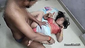 Indian Bhabhi Fucks Husband In Saree