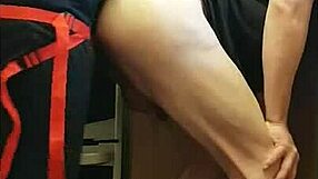 Pegging my boyfriend in kitchen cornfield and bathroom with atm