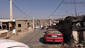 Naughty African Lesbian Teen Talking Pussy Eating In Public