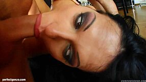 Cony F Takes Group Blowbang Facial Cumshot