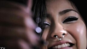 Meet rae lil black backstage in doggystyle masturbation scene