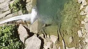 Latina takes cum from stranger in peruvian jungle