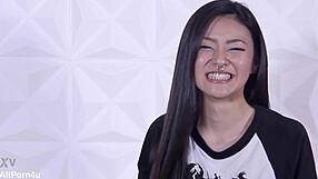 Meet rae lil black backstage in doggystyle masturbation scene