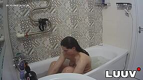 luuv brunette vilika turns her real life shaving routine into a homemade amateur movie