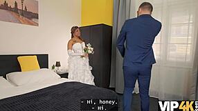 vip4k bride has wedding fun with bestie