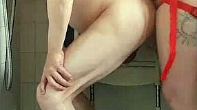Pegging my boyfriend in kitchen cornfield and bathroom with atm