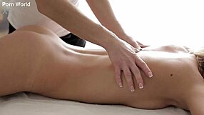 massage turns naughty - pussy licking lesbians
