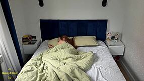 she wakes her wife up with cunnilingus in the morning