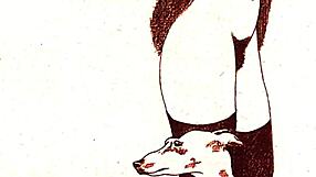 Vintage erotic drawings