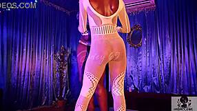 sexy striptease with my roomie for a high roller