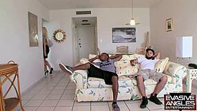 samantha silver lets a hung black stud wreck her married pussy on the pillow