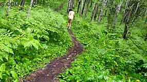naked walk stepmom outdoor teasing