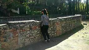 public fuck outdoors big ass white girl shaking ass in forest