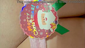 christmas present a virgin pussy to show for the first time