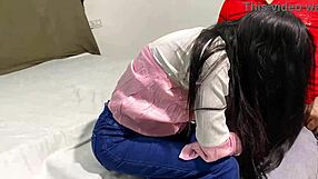 Desi virgin gets boss cock in office