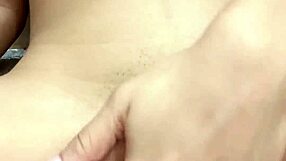very horny petite 18+ girl fucks her tight pussy alone