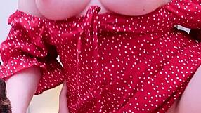 horny stepmom made me suck and cum on her tits