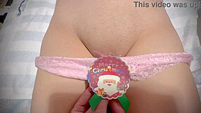 christmas present a virgin pussy to show for the first time
