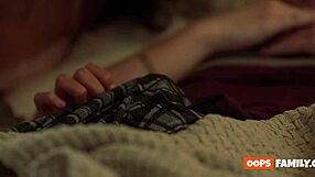 Intimate bedtime story with curvy stepmom