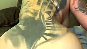 Tattooed Bombshell Giuliana Cabrizia Gets Her Pussy And Mouth Dicked