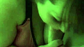 Little mama milking big uncut cock on her fat tits