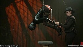 Bound Suspended Slave Ass