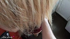 blonde stranger sucks cock then fucks doggy?