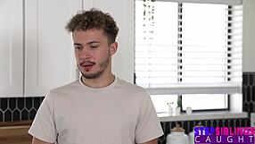 Braylin Bailey Gives Stepbro Sloppiest Blowjob Ever Then Begs Him To Pound Her Tight Pussy