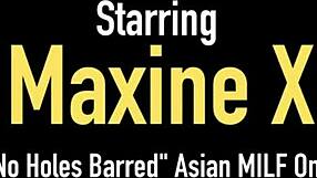 Cum eating anal lover maxine x cums with two hard cocks in pussy