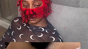 Ebony no moaning challenge eating wet pussy and squirting