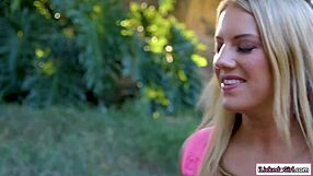 stranded babes have sex outside