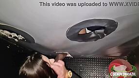 monica at gloryhole with stranger